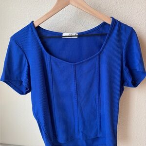 Vibrant Blue Short Sleeve Women's Tee